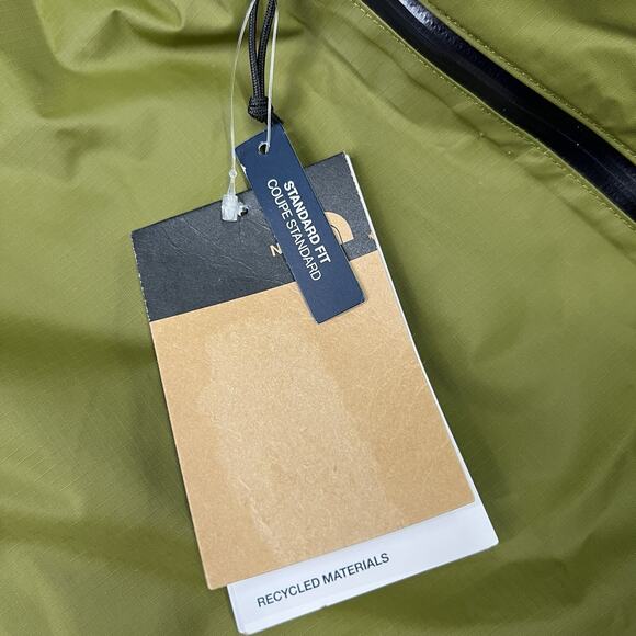 The North Face Alta Vista Rain Jacket Size Small Mens Forest Olive Tnf Black - Picture 12 of 16